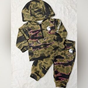 Carhartt Baby Girls Camouflage Outfit